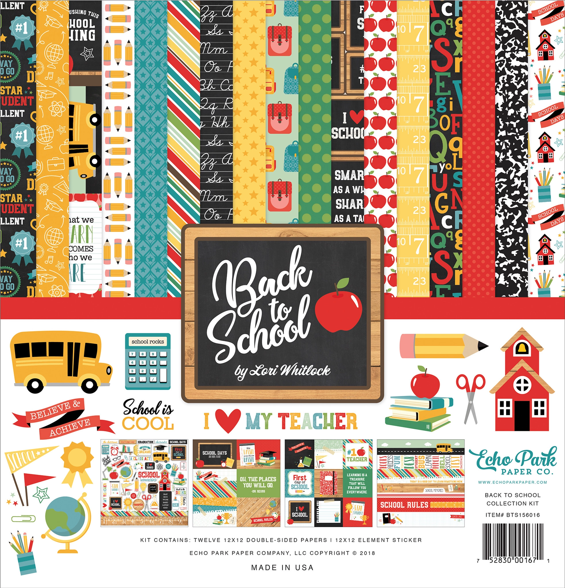 Echo Park - Back to School Collection Kit Echo Park - Back to School Collection Kit